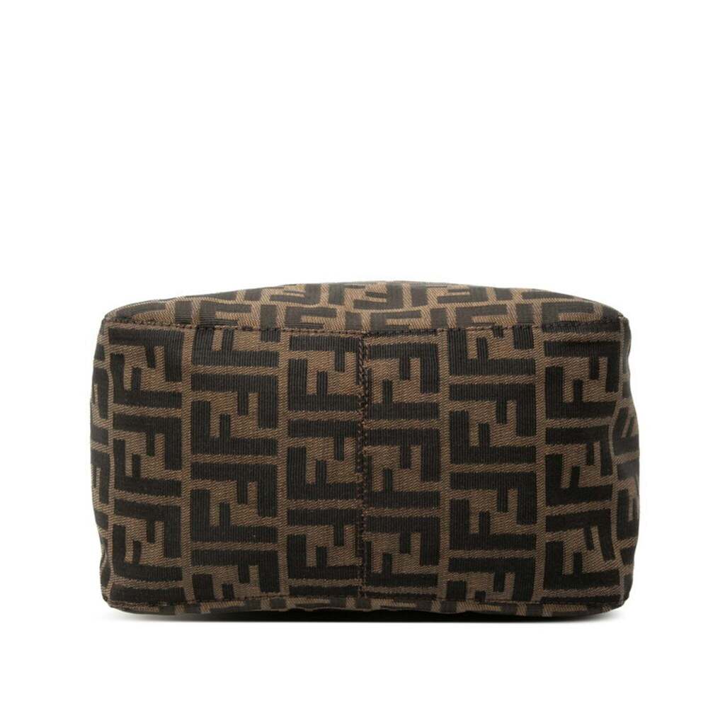 Fendi Zucca Mamma Baguette Handbag One-Shoulder Bag Brown Canvas Leather Wome... - Picture 3 of 7